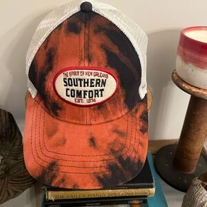 Southern Comfort Whiskey Patch Men’s adjustable trucker hat.